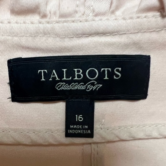 TALBOT’S SIZE 16 PALE PINK RUFFLED LIGHTWEIGHT JACKET. - Picture 6 of 8